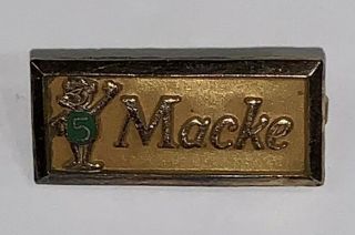 Vintage Old Macke Co.  1/10 10k Gold Filled 5 Yr Service Employee Lapel Pin