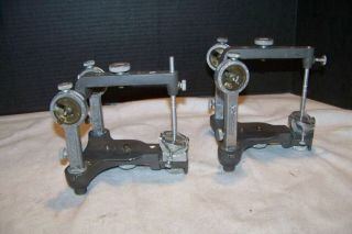 Vintage Set 2 Hanau Articulators Model H2 For Dentist Lab Dental