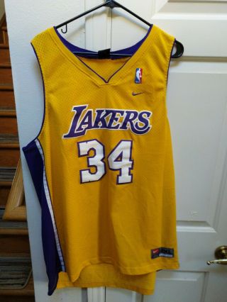 Nike Los Angeles Lakers Shaquille O’neal Jersey Xxl Nba 90 