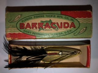 Vintage Barracuda Brand “reflecto” Spoon Fishing Lure