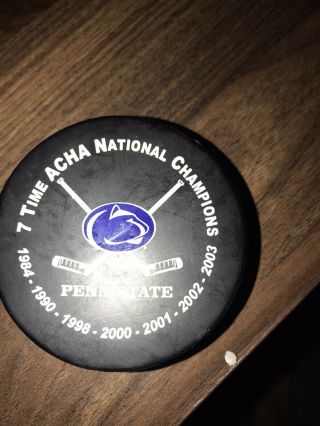 Penn State Hockey Puck