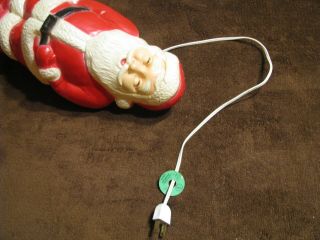 Vintage lighted Santa 13 inches Union Producdts Inc Leominst Mass 3