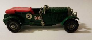 Vtg Matchbox Models Of Yesteryear Y5 1929 Lemans 4 1/2 Bentley W/ Box