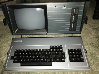 Kaypro 10 Portable Personal Computer With Hard Disk,  User Manuals,  Disks,  Cables