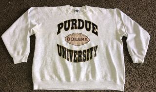 Vintage Purdue Boilermakers Sweatshirt Mens Xl Xxl Crewneck Long Sleeve