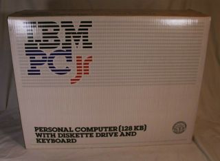 Ibm Pcjr 128k Computer W/ Floppy Drive & Keyboard -