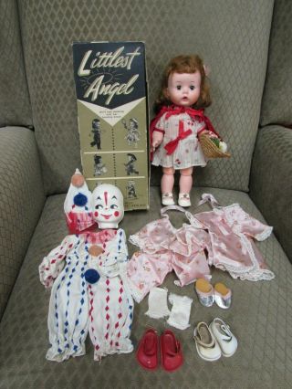 Vintage Arranbee R&b Littlest Angel Doll And Clothing Walker Euc 50s