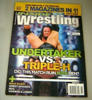 The Wrestler/inside Wrestling - 2 Magazines In 1 - Volume 40 - 2011.