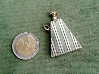 Vintage Antique Art Deco Solid Silver French Flamidor Match Strike Cigar Lighter