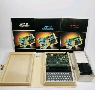 Multitech Microprofessor Mpf - 1p Plus Vintage Single Board Computer With Manuals