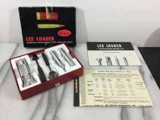 Vintage Lee Loader 20 Ga 2 3/4  Reloading Tool