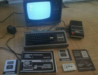 Rare Vintage Early 4k Trs - 80 Model 1 Computer System - Boxed Complete And