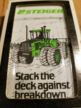 Steiger Playing Cards Deck Farm Vintage Old 4 Wheel Drive Tractor Gamble