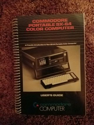 Commodore Portable SX - 64 Executive Color Computer with User ' s Guide 3