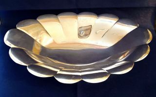 Sterling Reed And Barton Scalloped Dish Plus Sterling Double Jigger 2