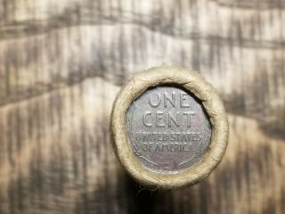 1909 ?vdb Wheat Cent &1895 Indian Head/old Small Cent Roll/ Antique/ag - Unc 703.