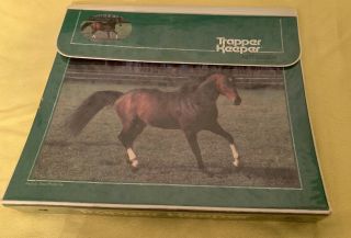 Vintage 1980s Mead Trapper Keeper Notebook Binder With Folders Horse Pony 29096