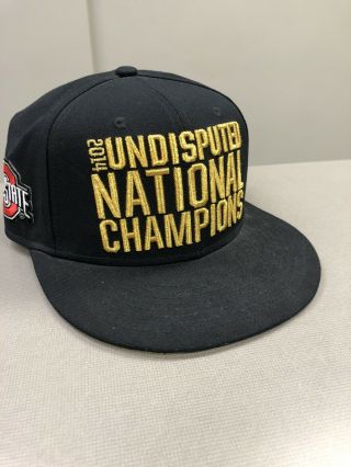 Rare Nike 2014 Ohio State Buckeyes Undisputed National Champions Locker Room Hat