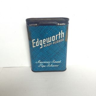 Edgeworth Ready - Rubbed Tobacco Tin Really Hard To Find
