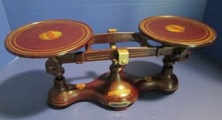 Antique Fairbanks Cast Iron Hardware Candy Store Balance Scale - Exceptional