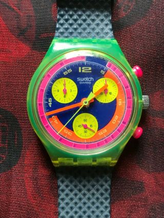 Wristwatch Swatch Chrono Grand Prix (scj101) - Not Other Autions
