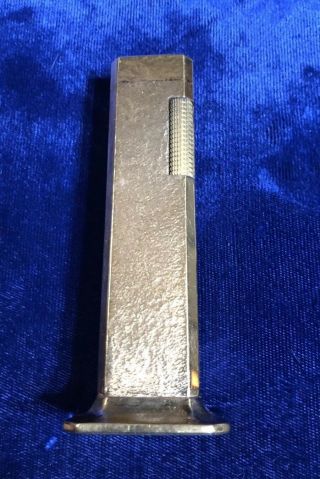 Dunhill Tallboy Gold Plated Rollagas Table Lighter Butane Not Installed To Ship