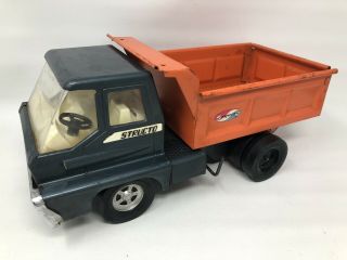Vintage Structo Dump Truck Dual Wheels 1966 Metal 13 " Long