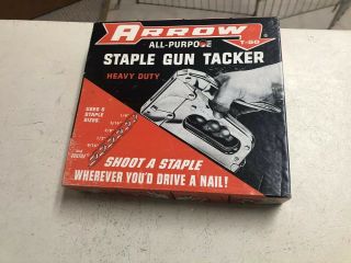Vintage Arrow T - 50 All Purpose Staple Gun Tacker Heavy Duty