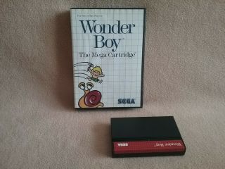 Vintage 1986 Sega Master System Game Wonder Boy R