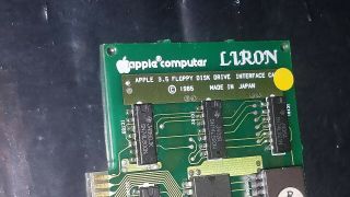 VINTAGE APPLE COMPUTER 3.  5 FLOPPY DISK INTERFACE CARD LIRON GUARANTEED 54 3