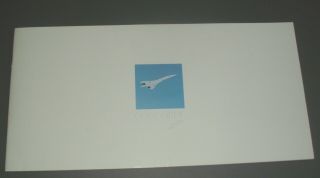 British Airways Concorde Advertising Brochure