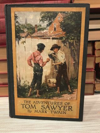 Vintage The Adventures Of Tom Sawyer By Samuel L.  Clemens Harpers