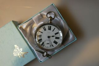 Antique Victorian Hallmarked Silver Fusee Pocket Watch Dated 1894.