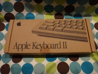 Apple Keyboard Ii Adb Factory Box Vintage Rare Mac M0487ll/a M0487