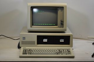 Vintage IBM PC Model 5150,  64K,  IBM 5151 Monitor,  Model F Keyboard RARE 2