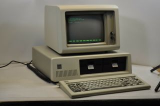 Vintage IBM PC Model 5150,  64K,  IBM 5151 Monitor,  Model F Keyboard RARE 3