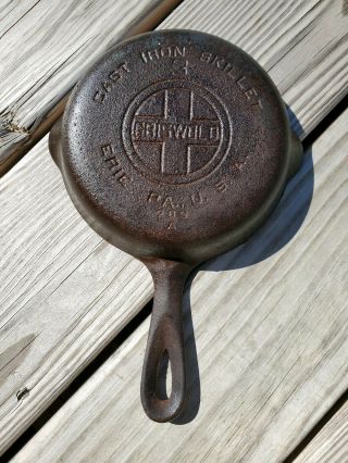 Vintage Griswold Cast Iron Skillet,  Large Logo,  No 3,  709a