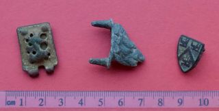 Group Of Metal Detecting Finds - Medieval Boars 