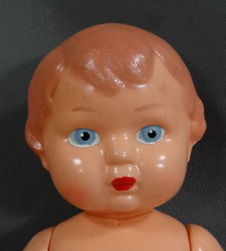 1950s Vintage USSR Russian Soviet OHK Celluloid Toy Doll Baby Boy 10 