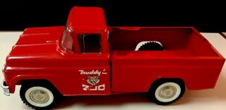 LQQK Vintage Buddy L Traveling Zoo Red Pickup Truck 14 