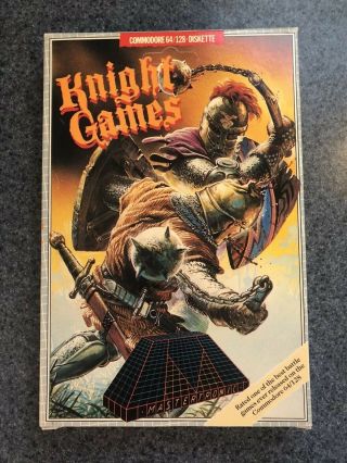 Knight Games Mastertronic Vintage Commodore 64 128 Game Rare C64 Combat