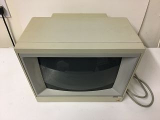 Vintage Apple AppleColor Composite Monitor IIe A2M6021 1987 Computer Screen 2