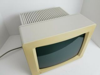 Apple II IIc IIe IIgs AppleColor RGB Monitor Color CRT Model A2M6014 2 2c 2e 2gs 3