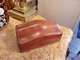 Italian Tooled Leather Jewel Box