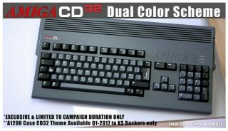 Amiga 1200 crowdfunded case and complete keycap set,  