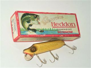 Vintage Heddon 7500 Vamp Fishing Lure With Correct Box 7509 Ss