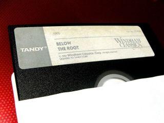 Rare Vtg Below The Root Game On Orig 5 - 1/4 " Floppy Disk - Tandy,  Pc - Ships