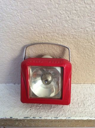 Vintage Delta Buddy Flashlight Lantern Red