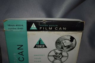 Two,  Vtg.  16mm Metal 400 ' Film Reels 7 