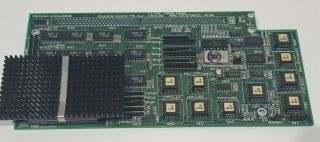 Amiga 3000/ 4000 A3640 040 25mhz Cpu Card Revision 3.  1 Low Profile -